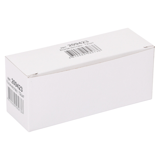 Зажимы для бумаг 19 мм, набор 12 шт, цвет черный, картонная коробка KLERK 209423