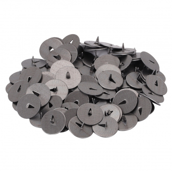 Кнопки канцелярские Ø 1 см, металл, 100 шт, цвет серебро, картонная коробка Globus К10-100