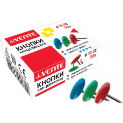 Кнопки 10мм 50шт цвет deVENTE 4132404 к/к