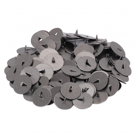 Кнопки канцелярские Ø 1,2 см, металл, 100 шт, цвет серебро, картонная коробка Globus К12-100