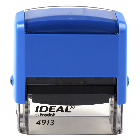 Оснастка для штампов 22*58 мм, цвет оттиска синий, цвет корпуса синий TRODAT 4913