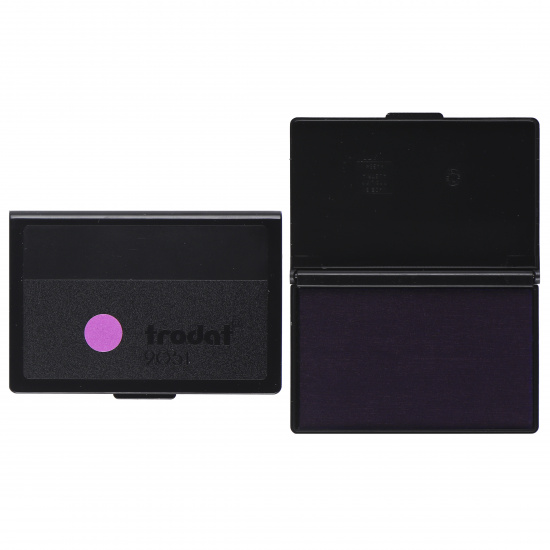 Штемпельная подушка 50*90 мм, цвет чернил фиолетовый, материал корпуса пластик TRODAT 9051