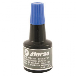 Штемпельная краска 30мл Horse син
