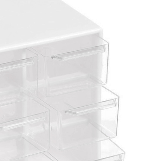 Настольная подставка для канцелярских принадлежностей 6 отделений, белый Cube deVENTE 4102205