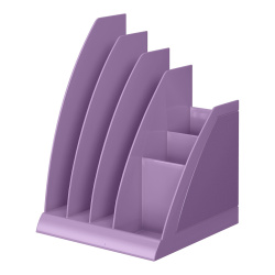 Настольная подставка для канцелярских принадлежностей 6 отделений, фиолетовый Pastel Bloom Regatta Erich Krause 61492
