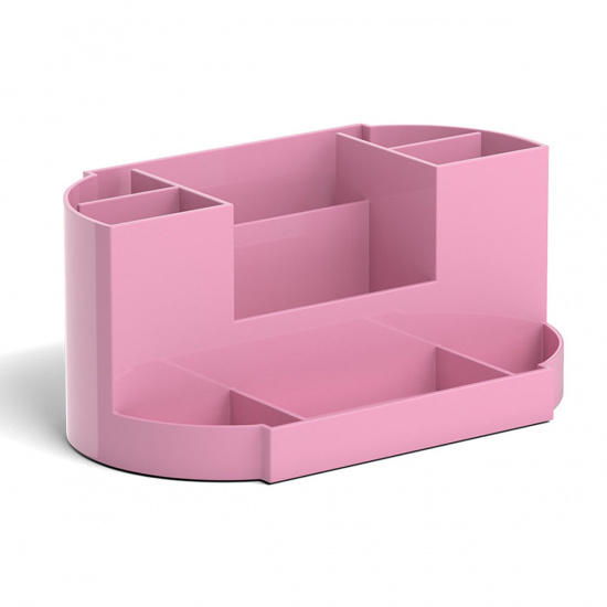Настольная подставка для канцелярских принадлежностей 9 отделений, розовый Erich Krause 51481