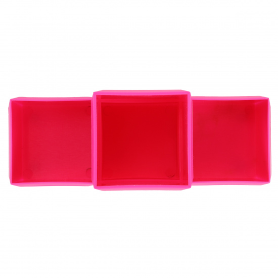 Настольная подставка для канцелярских принадлежностей 3 отделения, розовый Funny Unicorn КОКОС 215447