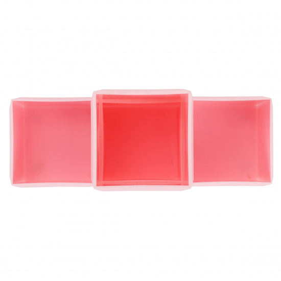 Настольная подставка для канцелярских принадлежностей 3 отделения, розовый Sweet and Cool КОКОС 215451