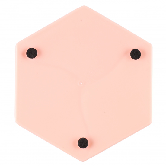 Настольная подставка для канцелярских принадлежностей 3 отделения, розовый Nude KLERK 215456