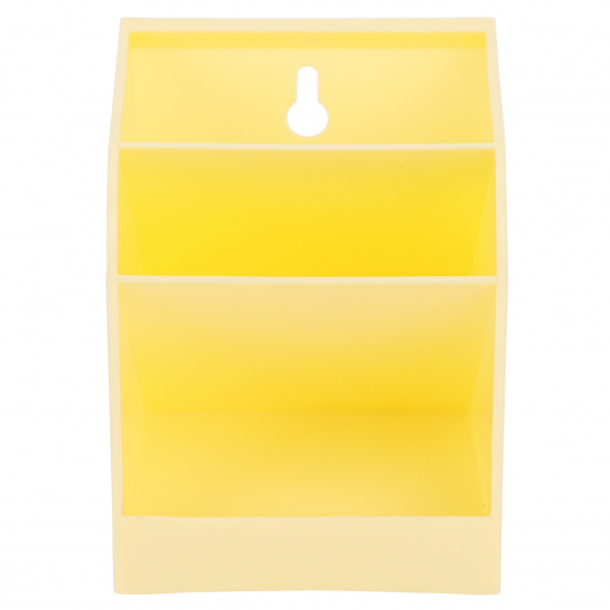 Настольная подставка для канцелярских принадлежностей 3 отделения, желтый Nude KLERK 215443
