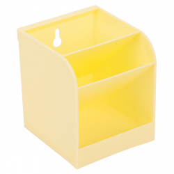 Настольная подставка для канцелярских принадлежностей 3отд KLERK Nude 215443 желтый