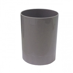 Настольная подставка-стакан для канцелярских принадлежностей 1 отделение, серый Проф-Пресс СП-6347