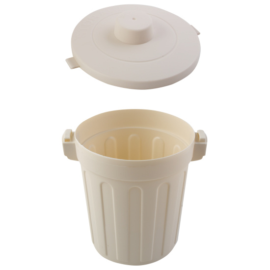 Контейнер для мусора настольный, 1 отделение, бежевый, КОКОС, 251133