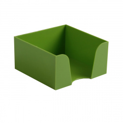 Подставка для блока 9*9*5 см, пластик, цвет зеленый Оскол Пласт 3331/15