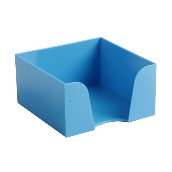 Подставка для блока 9*9*5 см, пластик, цвет голубой Оскол Пласт 3331/15