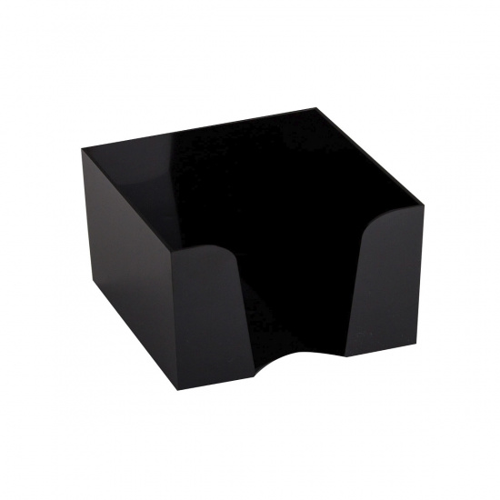 Подставка для блока 9*9*5 см, пластик, цвет черный Оскол Пласт 3331/14