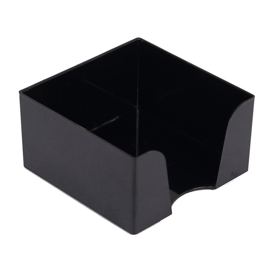 Подставка для блока 9*9*5 см, пластик, цвет черный Оскол Пласт 995-02