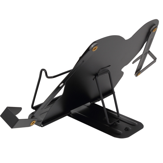 Подставка для книг, 165*165 мм, металл, цвет черный с рисунком, европодвес, КОКОС, Moto drive, 251488