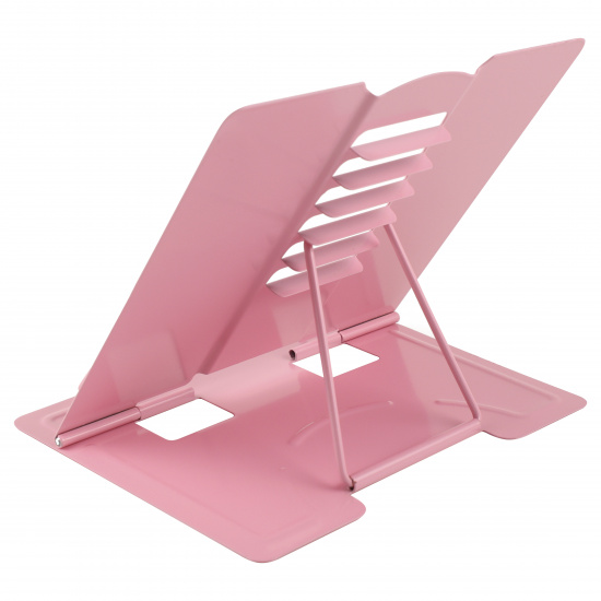 Подставка для книг 190*210 мм, металл, цвет розовый КОКОС 216594