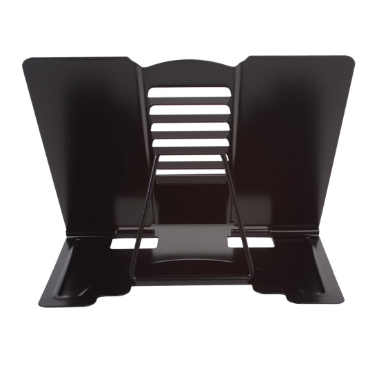 Подставка для книг, 190*200 мм, металл, цвет черный с рисунком, европодвес, КОКОС, Енотик, 251426