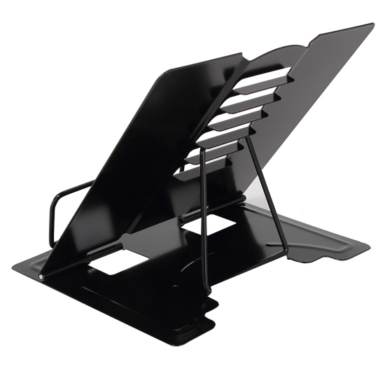 Подставка для книг, 190*200 мм, металл, цвет черный с рисунком, европодвес, КОКОС, Котики, 251431