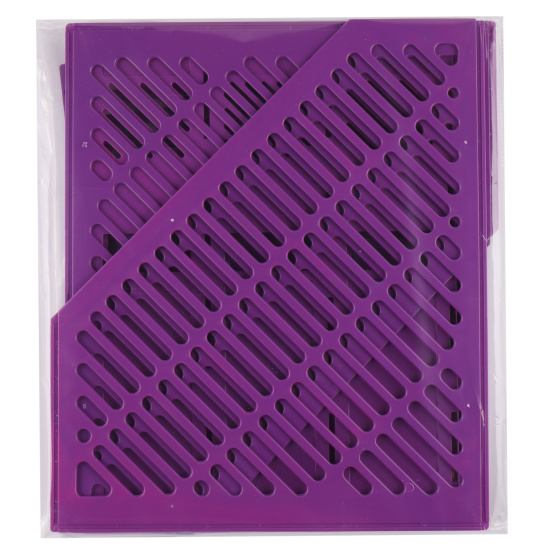 Лоток для бумаг вертикальный 3 отделения, ширина основания 240 мм, цвет фиолетовый Classic Vivid Erich Krause 61498