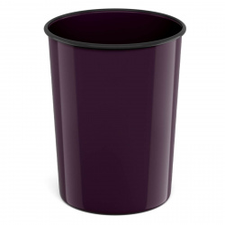 Корзина для бумаг Marsala 13,5 л, пластик, литой, форма круглая, цвет фиолетовый Erich Krause 58463