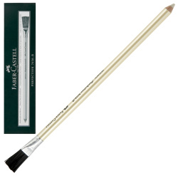 Ластик карандаш-кисть, белый твердый корректор служит для устранения туши и чернил Faber-Castell 185800