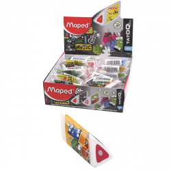 Ластик трехгран скош Pyramide 23*42*18 Maped 119511 бел