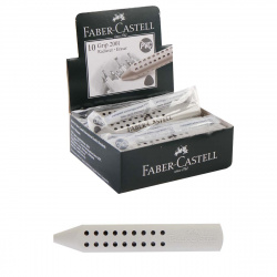 Ластик трехгранный 90*15*15 Grip каучук Faber-Castell 187100 серый