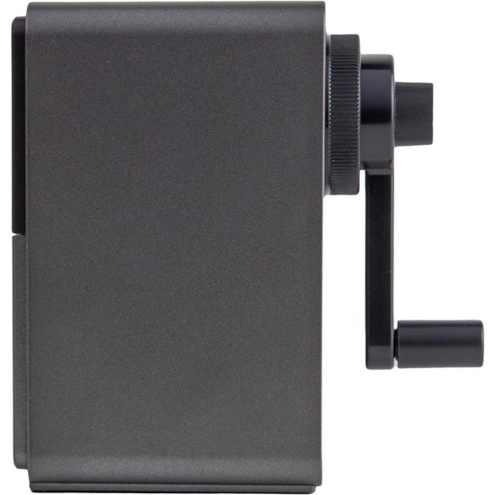 Точилка, механическая, пластик, 1 отверстие, 100*105*60 мм, контейнер для сбора стружки, Deli, 71160BLACK