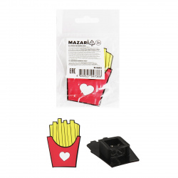 Точилка ручная пластик, 2 отверстия, 55*77 мм Fries Mazari M-6683