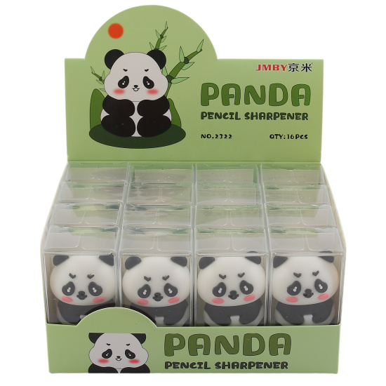 Точилка ручная, 1 отверстие, 35*42 мм, резина, Panda, JMBY, КОКОС, 261336