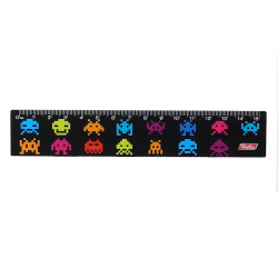 Линейка 15см пластик волнистый край Funny Pixels MNp_15001