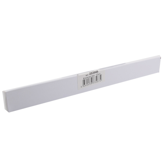 Линейка, канцелярская, 30 см, двусторонняя, металл, лазерная гравировка, чехол, европодвес, KLERK, 253948