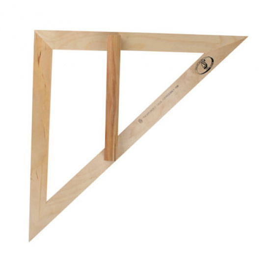 Треугольник для школьной доски, дерево, 45 градусов, держатель Можга С370