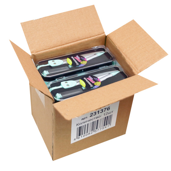 Готовальня, 2 предмета, 12 см, металл, пластиковый футляр, ассорти 2 вида, европодвес, StartSchool, КОКОС, 231376