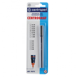 Рапидограф 0,5мм, блистер, европодвес   Centropen 9070/01-0,5