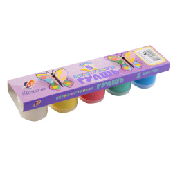 Гуашь, 5 цветов, 15 мл, картонная коробка, перламутровая, Фантазия, Луч, 35С 2325-08