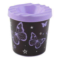 Стакан-непроливайка КОКОС 7,8*7,6*6 Бабочка 261427