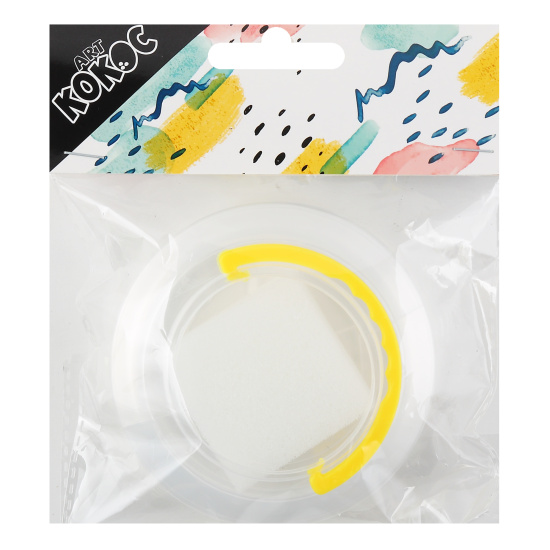 Стакан для воды, прозрачный, 10*9 см, одинарный, складной, КОКОС, 252493