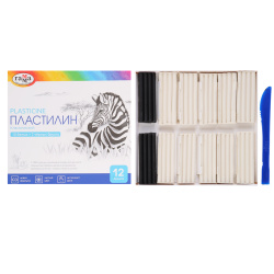 Пластилин, 2 цвета, 240 гр, стек, картонная коробка, Классический, Гамма, 27032025_102