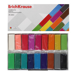 Пластилин 18 цветов, 288 гр, стек, картонная коробка Erich Krause 61318