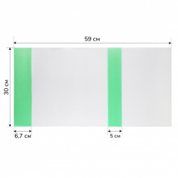 Обложка, для учебников, универсальная, полиэтилен, 305*590 мм, 150 мкм, закладка, цвет 5 цветов, цветной клапан, Муличенко С.Г., У305, 50 шт.