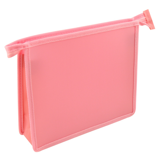 Папка для тетрадей А5, пластик, на молнии сверху, цвет розовый, для девочек КОКОС 240205