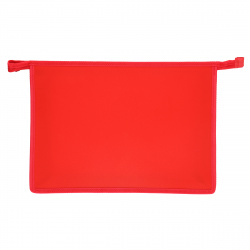 Папка для тетрадей А4, пластик, на молнии сверху, цвет красный, универсальный КОКОС 230694