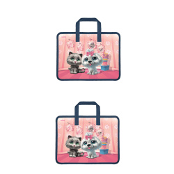 Сумка-портфель пласт с ручками 26*33*8 deVENTE Sweet Pets 8053903