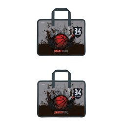Сумка-портфель пласт с ручками 26*33*8 deVENTE Basketball 8053964