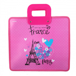 Сумка-портфель пласт с ручками 30*34*10 deVENTE Paris 8053086