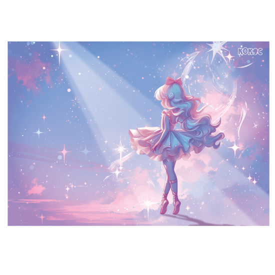 Клеенка для уроков труда, 50*70 см, Magic ballerina, КОКОС, 251017